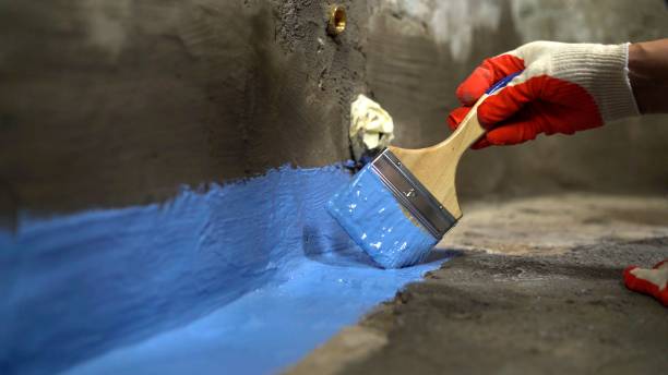 Commercial Wet Basement Repair project at a Brookeville, MD business property by SJ Waterproofing Pros